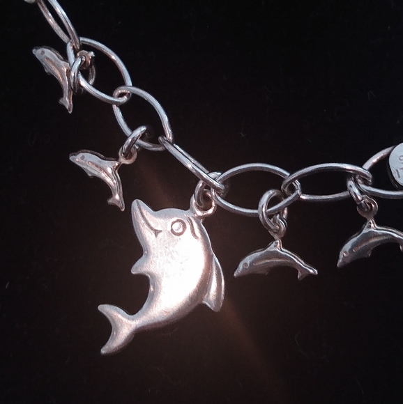 Dolphin Charm Bracelet - Picture 2 of 7